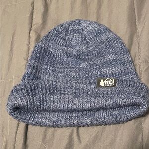 REI Blue Knit Beanie